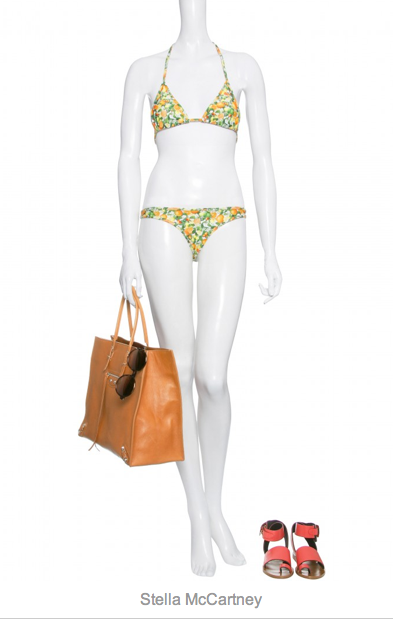 Bikini von Stella Mc Cartney, ca. 300 Euro, gesehen bei mytheresa.com Bikini von Stella Mc Cartney, ca. 300 Euro, gesehen bei mytheresa.com