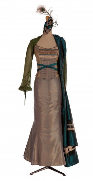 Abendkleid lang in Braun, Michaela Keune Abendkleid lang, M. Keune